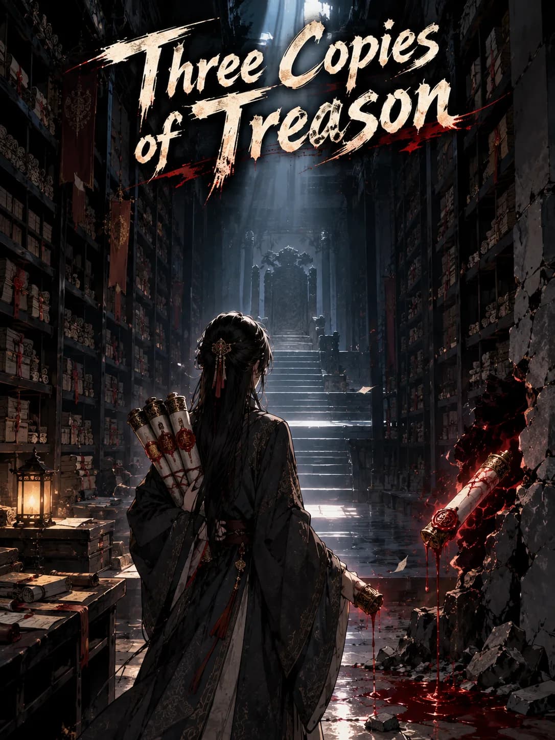 Cover of Three Copies of Treason by Mesmer Lord