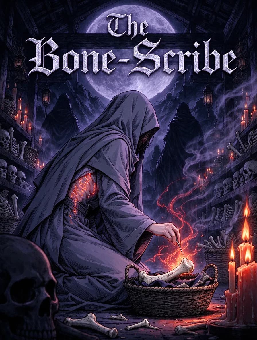 Cover of The Bone-Scribe by Mesmer Lord