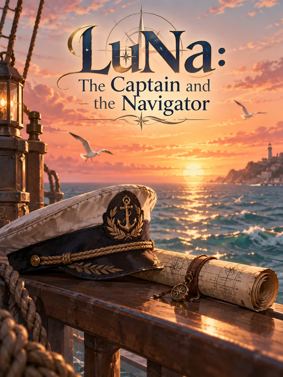 Cover of LuNa: The Captain and the Navigator by Marina Gale