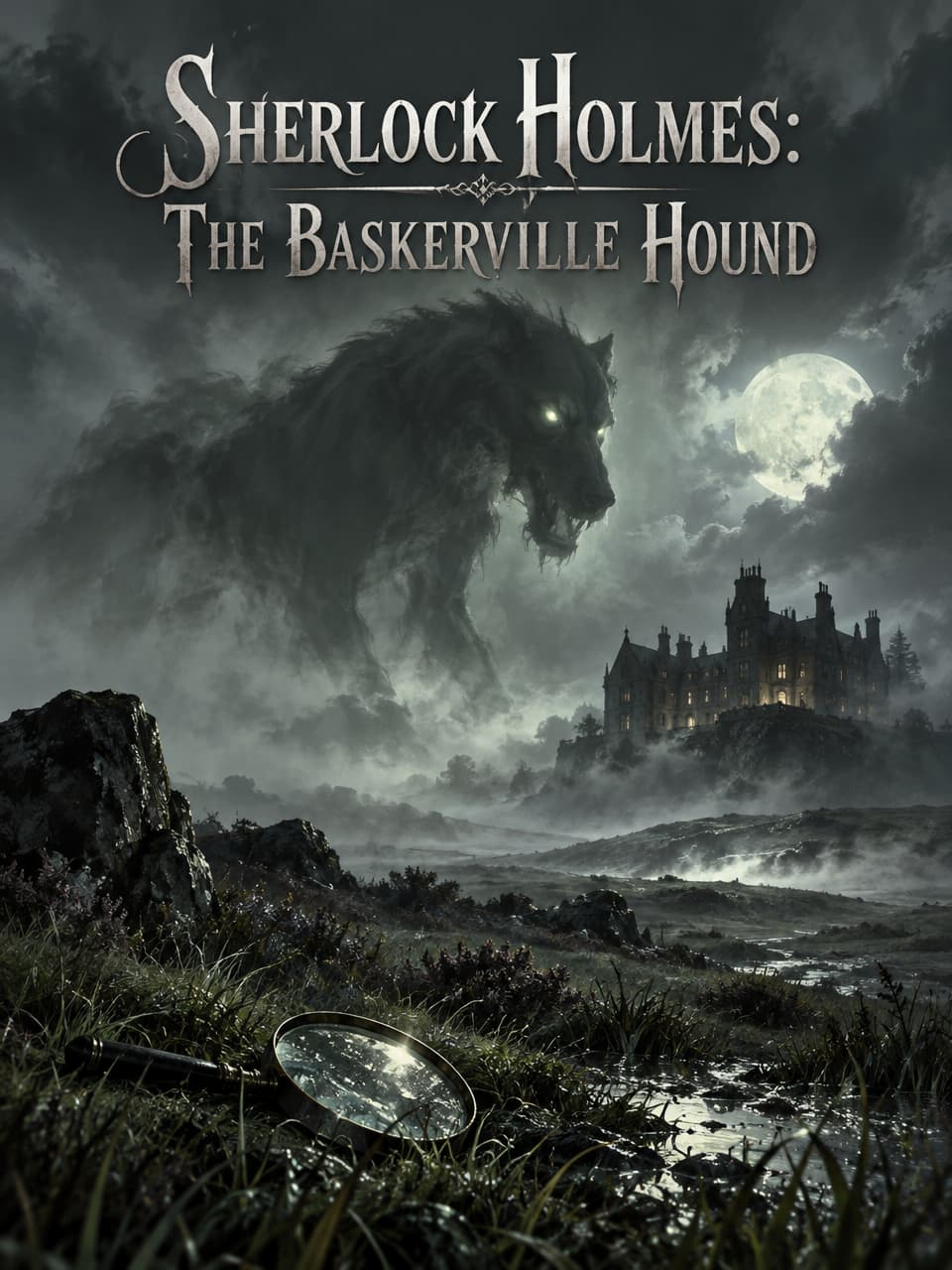 Cover of Sherlock Holmes: The Baskerville Hound by Edmund Fogg