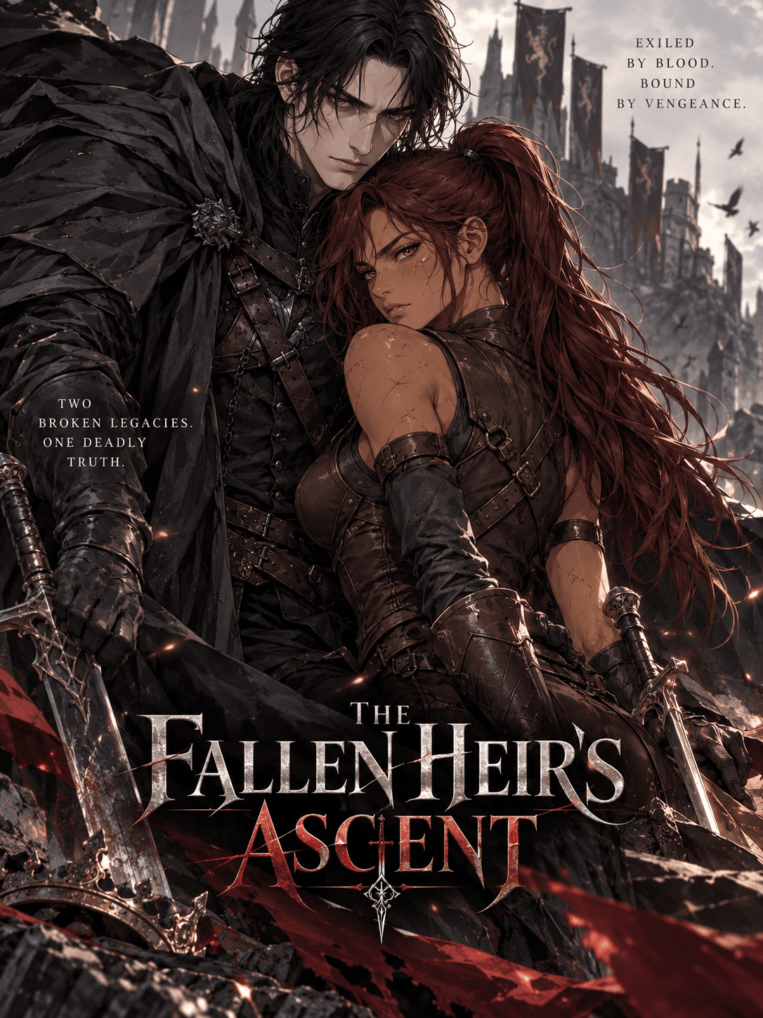 Cover of The Fallen Heir's Ascent by I. C. Brackenwell