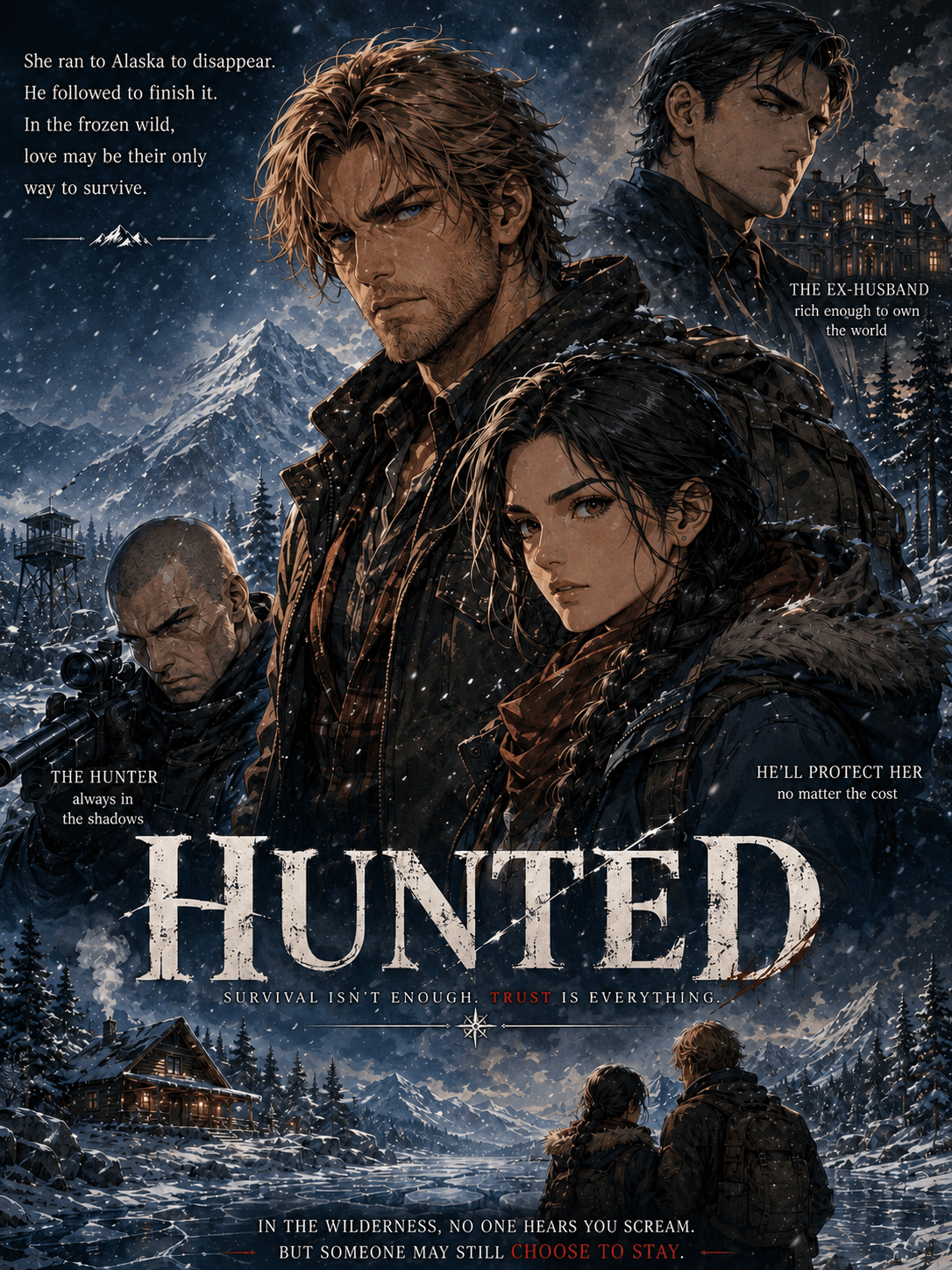 Cover of Hunted by Riven Marlowick