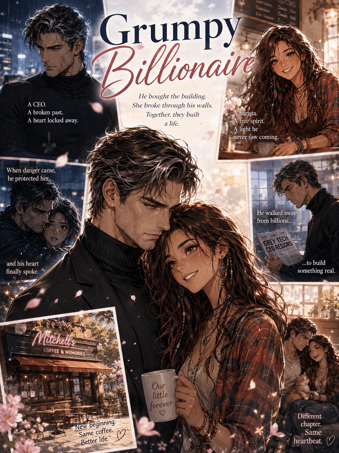Cover of Grumpy Billionaire by Yrdis Varnholm