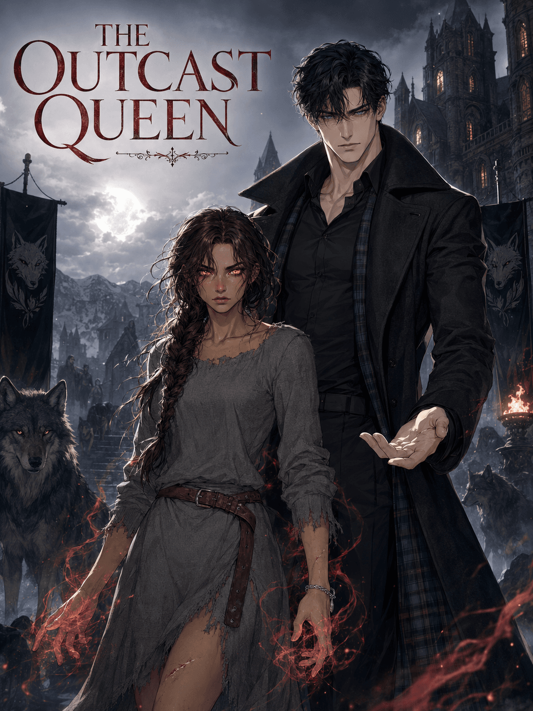 Cover of The Outcast Queen by Vesper Hollingrove