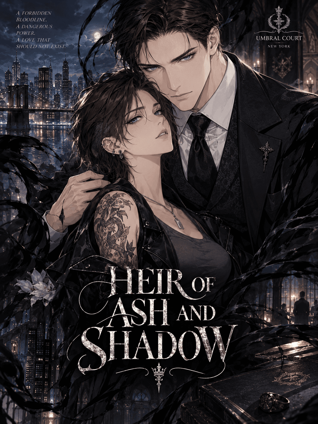 Cover of Heir Of Ash And Shadow by Anselm Greyfen