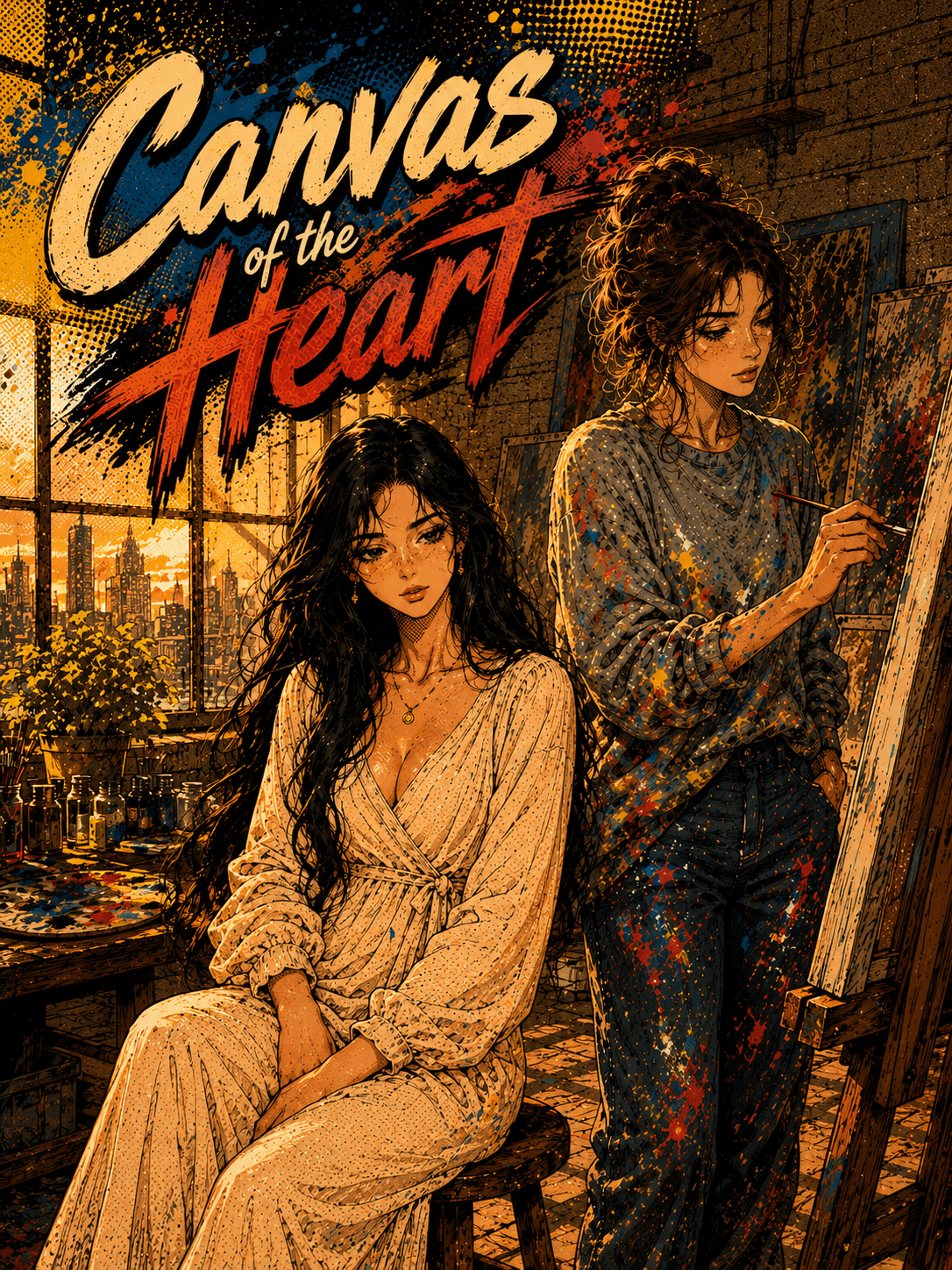 Cover of Canvas Of The Heart by J. S. Harloweck