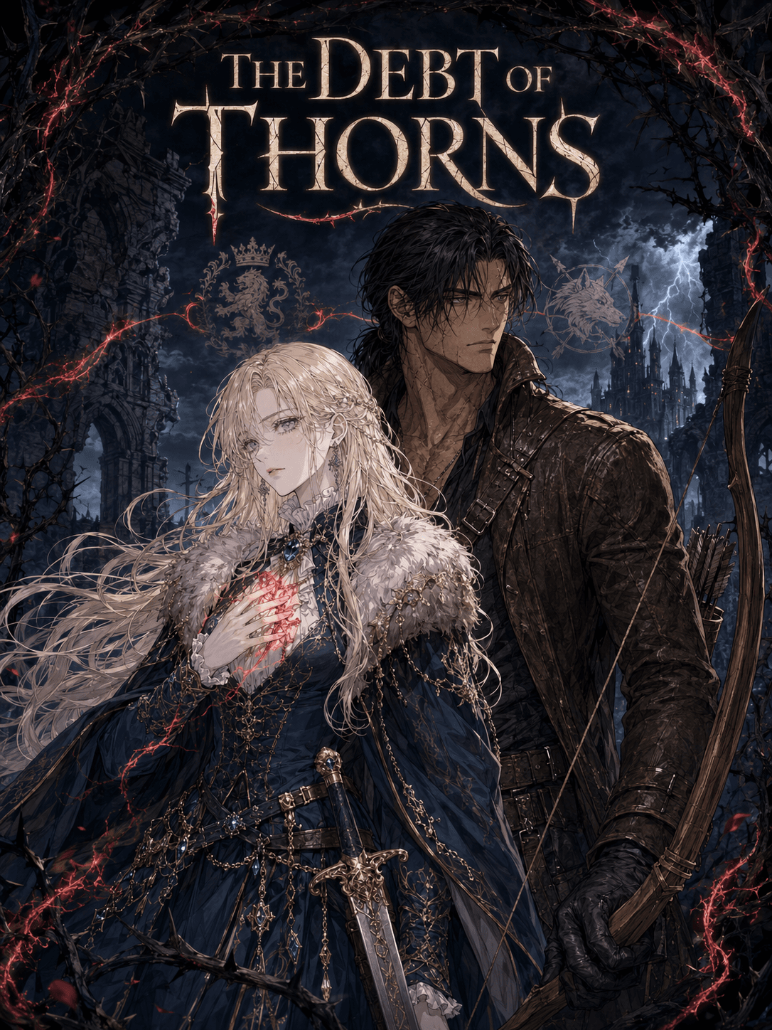 Cover of The Debt Of Thorns by P. E. Whitcombe