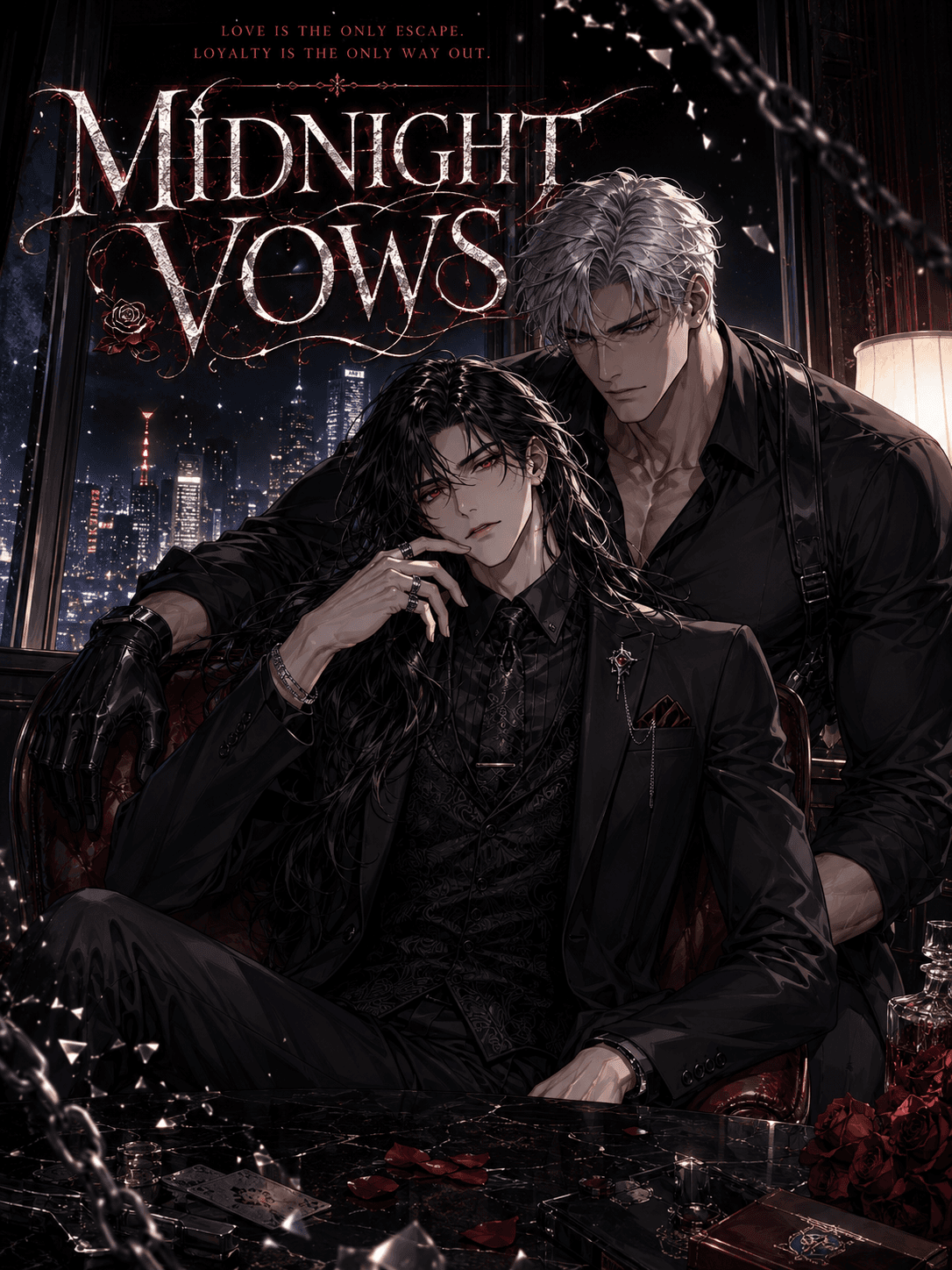 Cover of Midnight Vows by M. C. Waverell