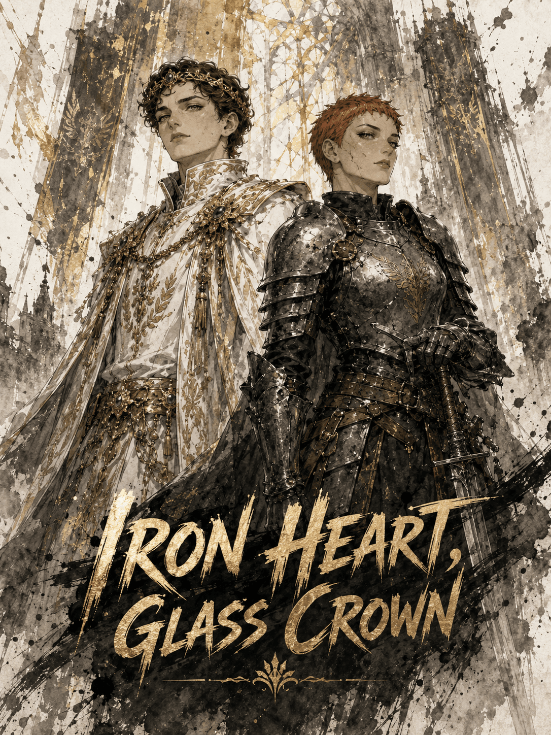 Cover of Iron Heart, Glass Crown by Eirva Solvren
